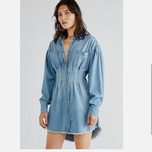 NWOT Free People Denim Dress